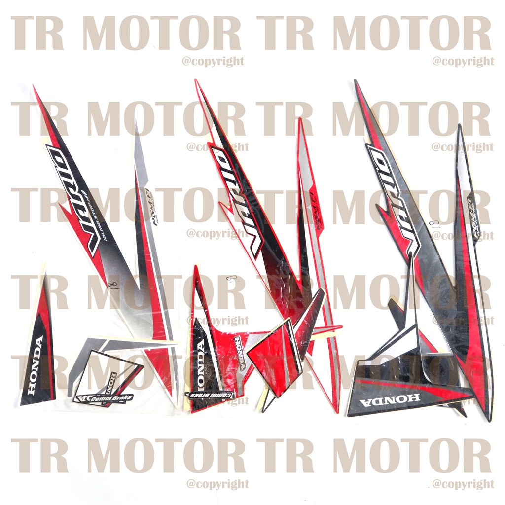 Stiker Motor Vario 110 FI 2018 Sticker Striping Lis Full Set Motor