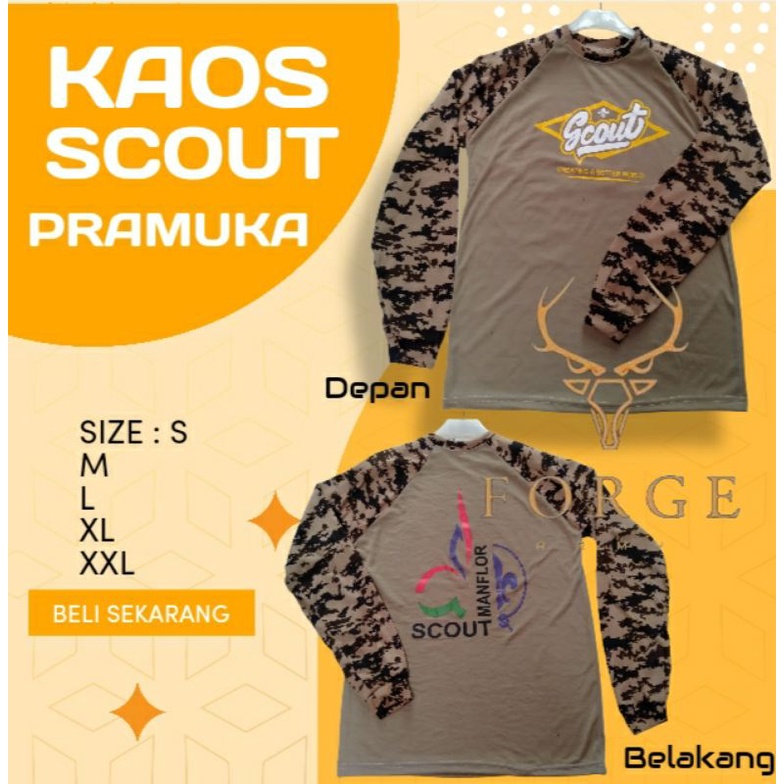 Kaos scout pramuka terbaru