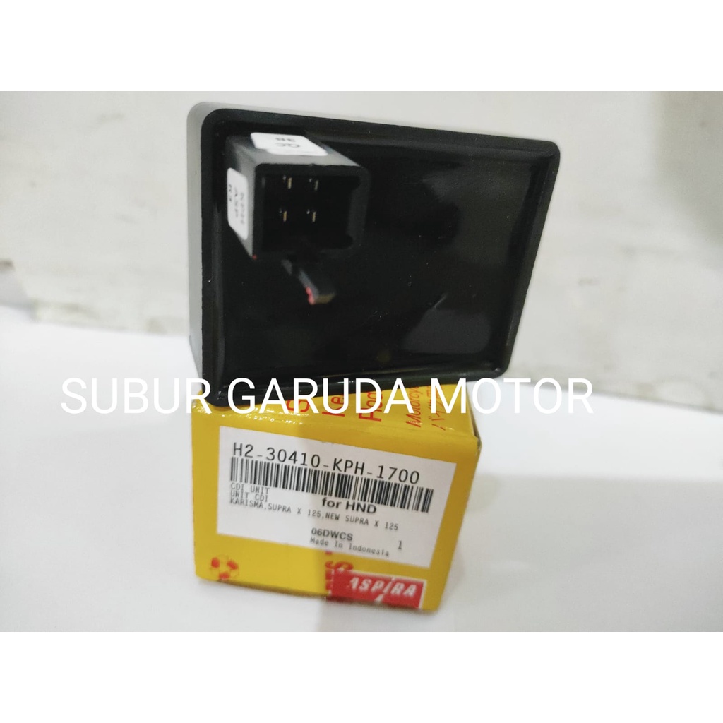CDI SUPRA X 125 KARISMA TIPE KPH MERK ASPIRA KUALITAS AHM ASTRA OTOPARTS