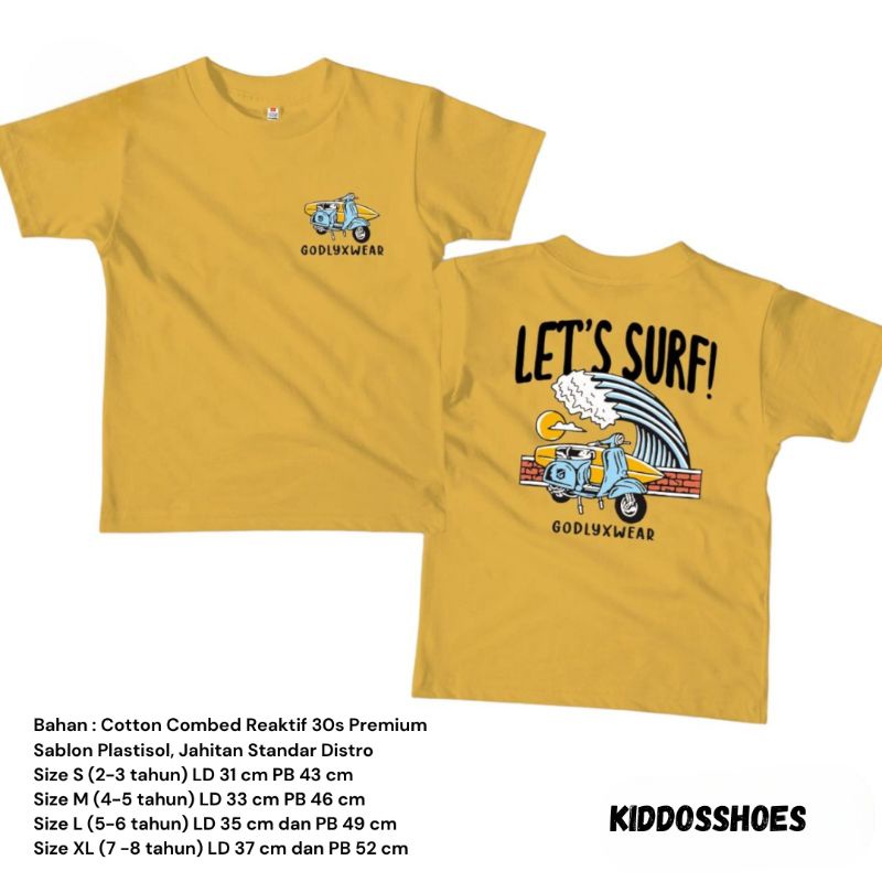 KAOS ANAK SURFING BEACH &amp; TRAVELLING