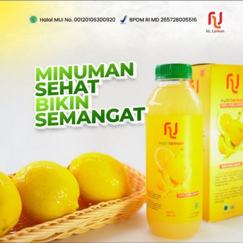 

Nutrilemon dari OSB 500ml 100% sari jeruk murni pelangsing alami diet sehat Jus Lemon original