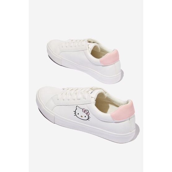 NEW SNEAKERS RUBI SALE HELLO KITTY WHITE PINK SIZE 37