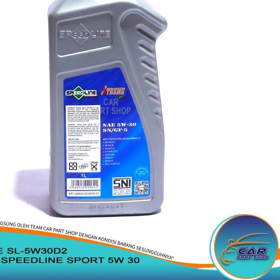 OLI MESIN SPEEDLINE SPORT 5W 30 DEXOS 2 HIGH QUALITY