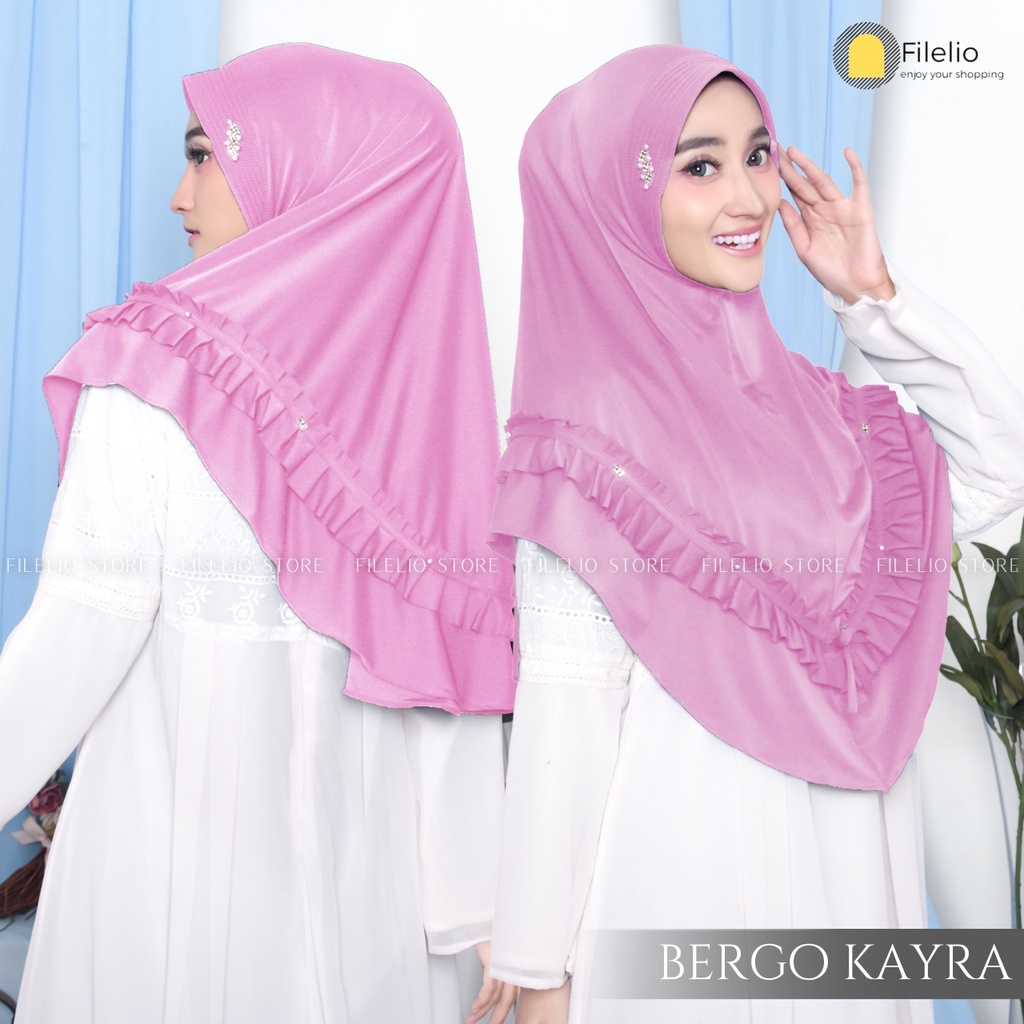 ALFATIHSTORE / bergo kayra rempel / Hijab Rempel Madu / Bergo Instan / kerudung jersey rempel Kriwil / Jilbab Bergo Hamidah Jersey | Bergo Sport Jersey Premium