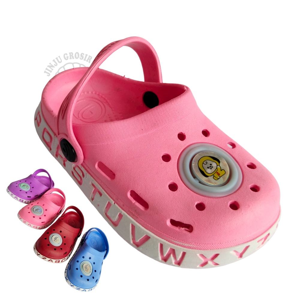 Promo Sandal Sendal Baim Anak Perempuan Laki Laki Wanita Cowok Cewek Tali Belakang Karet Umur 1 2 3 