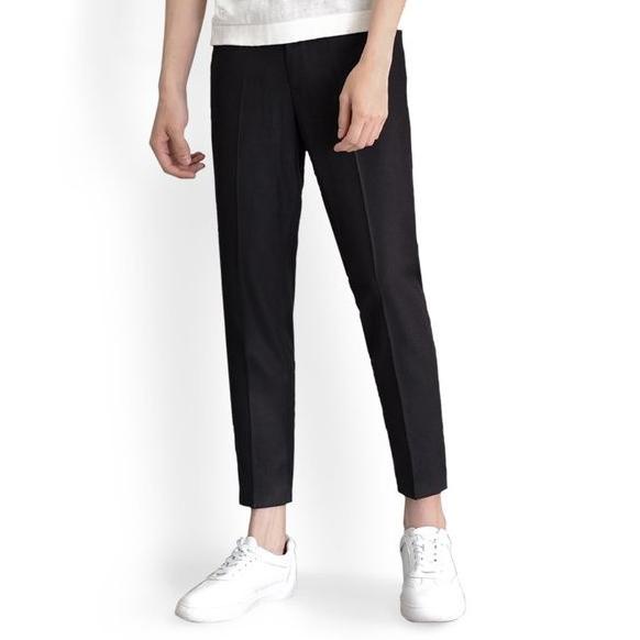 Kasual Celana Black Ankle Pants
