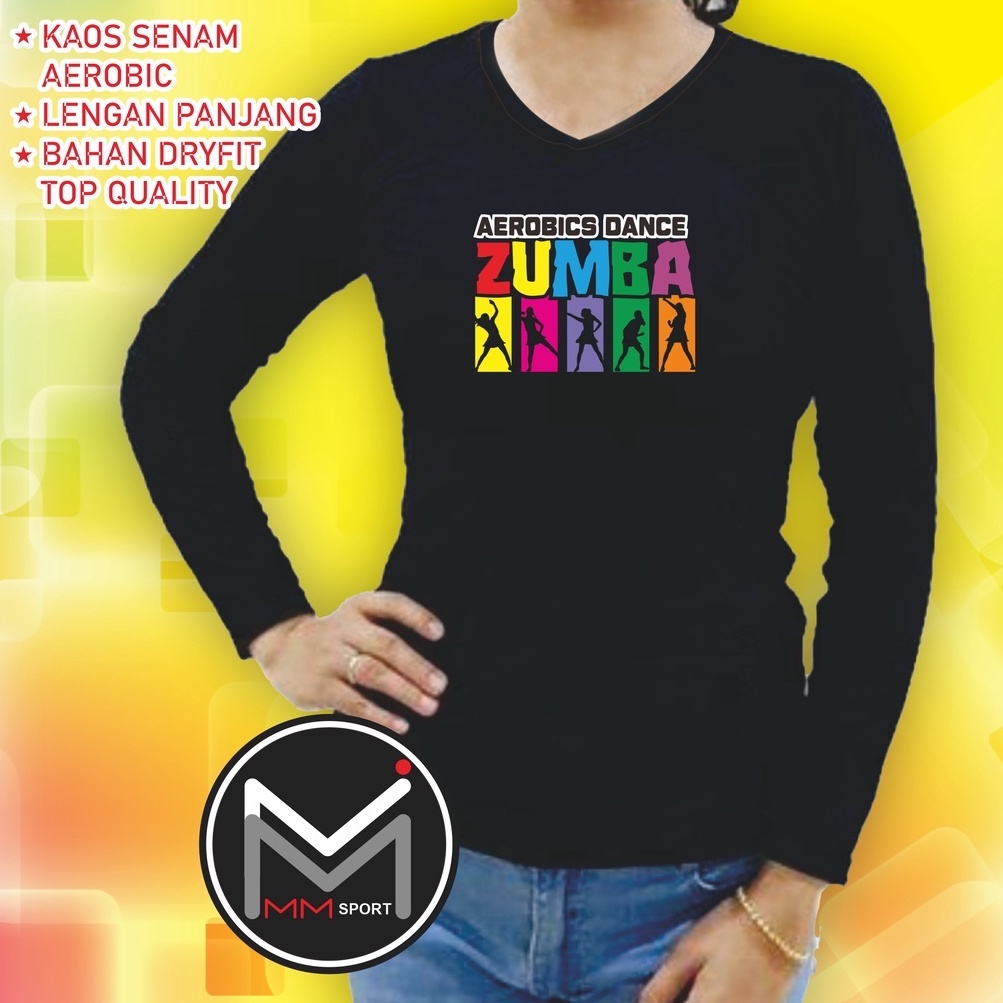 KAOS senam LENGAN PANJANG Wanita Atasan BAJU Panjang TERLARIS