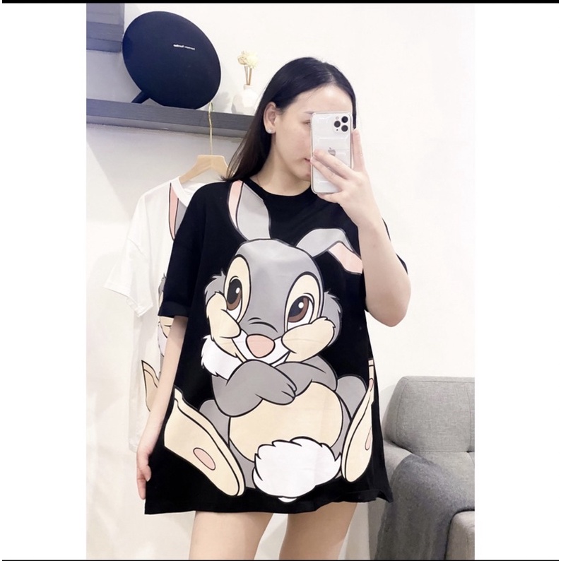Kaos Oversize Wanita Atasan Wanita Jumbo Bahan Cotton Combed 30s