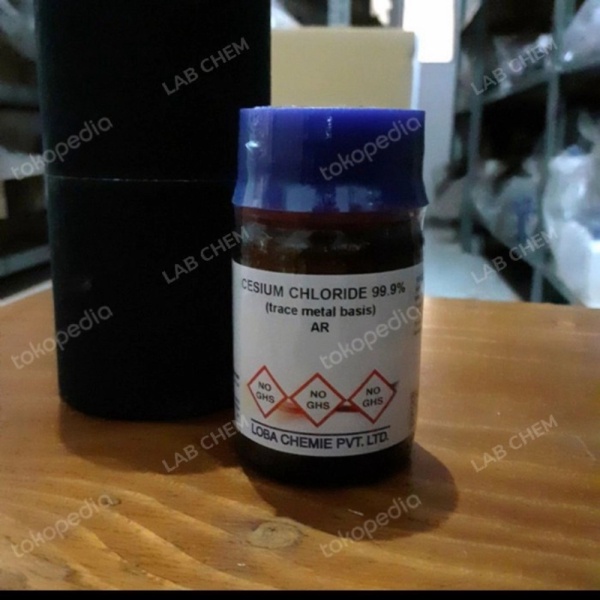 

Promo parts Cesium Chloride 99.9 trace metal basis Loba Chemie 100g 26SZ Berkualitas