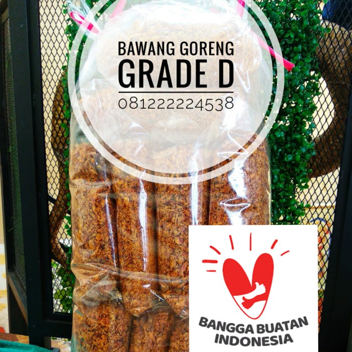 

Bawang goreng BM Grade D
