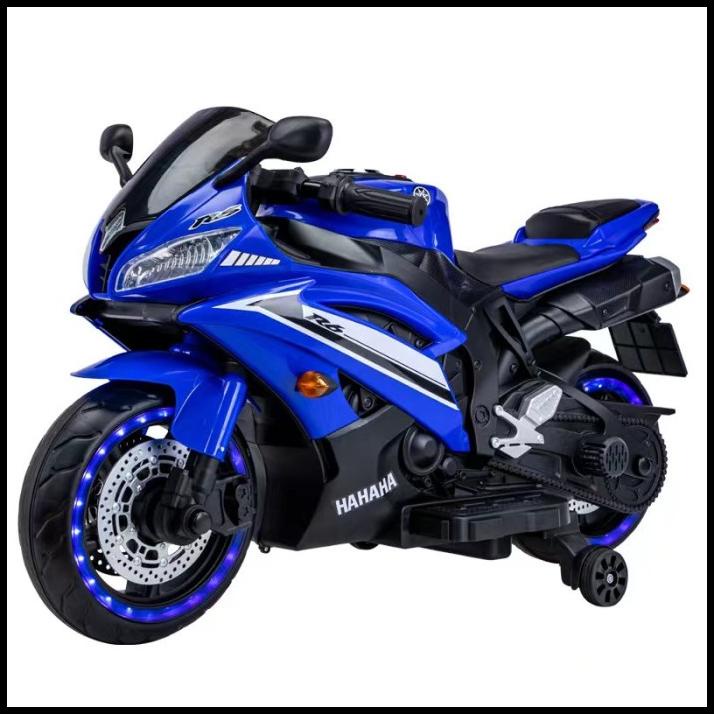 Promo Mainan Anak Motor Aki R6 Sport - Yukita 665- Maenan Motoran Aki Anak