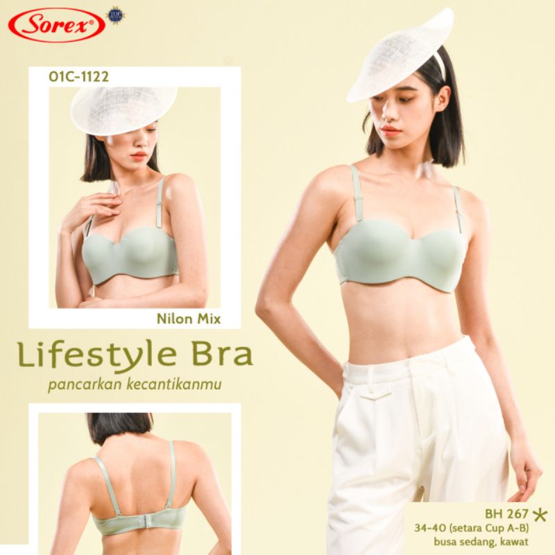 Sorex Bra BH 267 seamless kawat busa (34-40)lifestyle