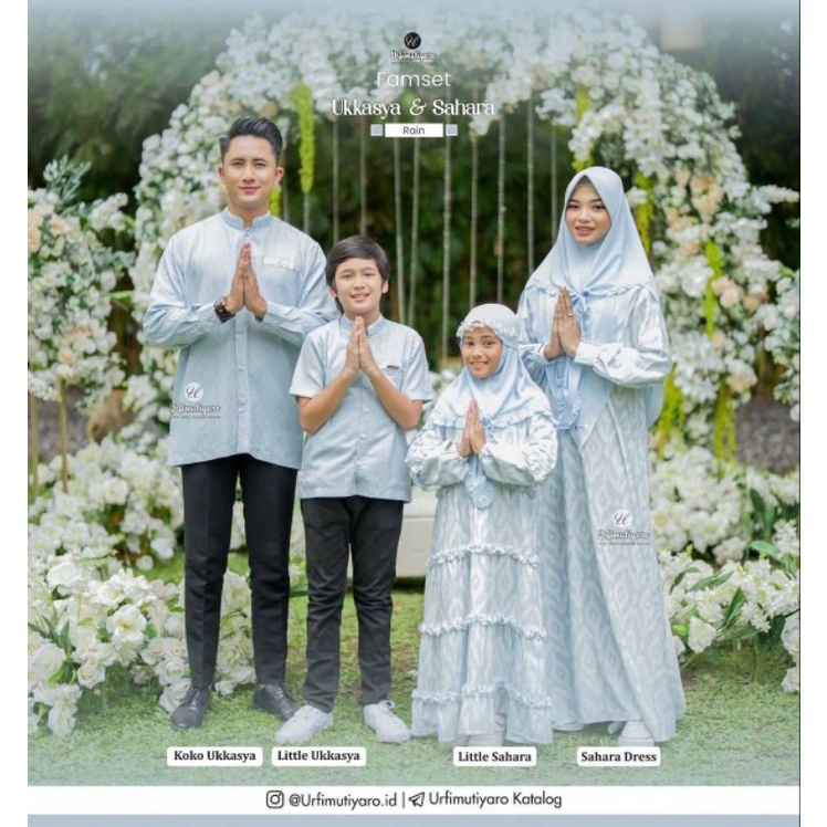 RIHAIA | Sarimbit Keluarga 2023 Sahara & Ukkasya Famset by Urfimutiyaro