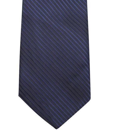 Alisan Dasi Salur Biasa Biru Dongker ALDS002