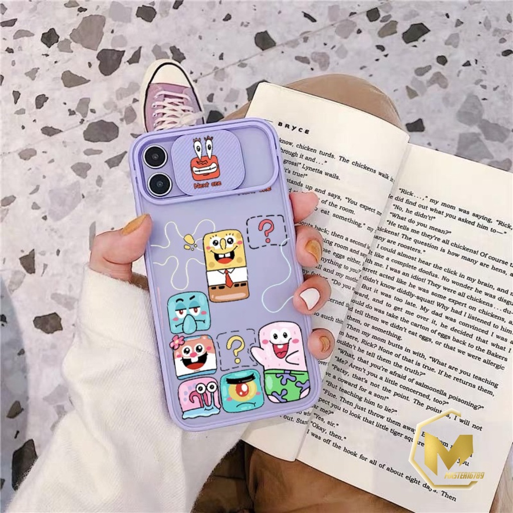 SS120 SOFTCASE SLIDE SPONGEBOB SAMSUNG J2 PRIME GRAND PRIME J2 CORE J4+ J5 J7 PRIME PRO J6+ A03S A01 A03 CORE A10 M10 A11 M11 A02S A10S M01S A20 A30 A20S A21S A31 A51 A52 A50 A30S A50S MA3700