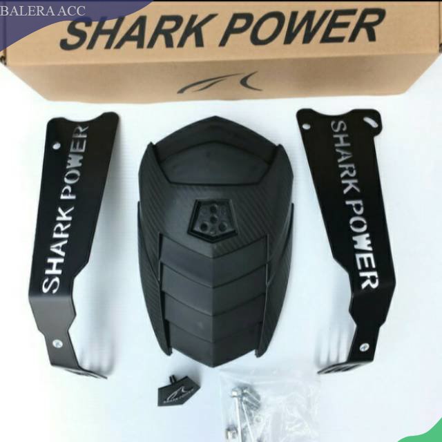 Mudguard spakbor penahan lumpur shark power Aerox 155