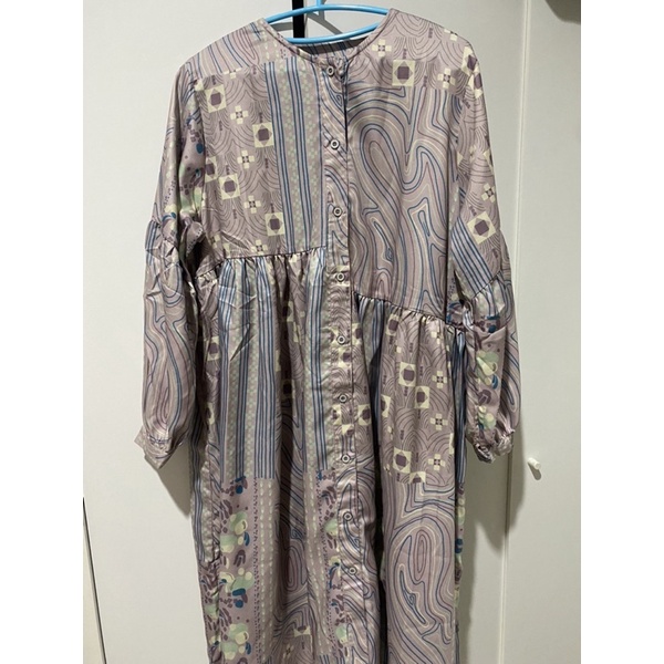 preloved nadjani tine dress purple megaiskanti
