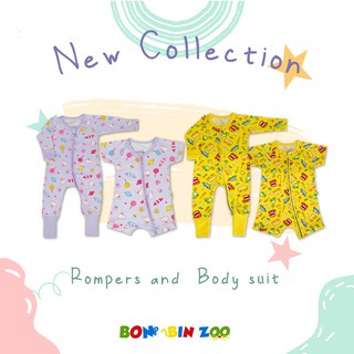 BonBinZoo Romper Pendek SNI Baju Kodok Segiempat Baby Newborn 0-12 Bulan | Part 2