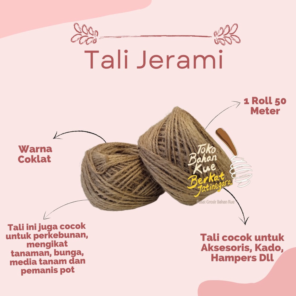 

TALI JERAMI GONI / TALI RAMI GONI / TALI HAMPERS 45 M