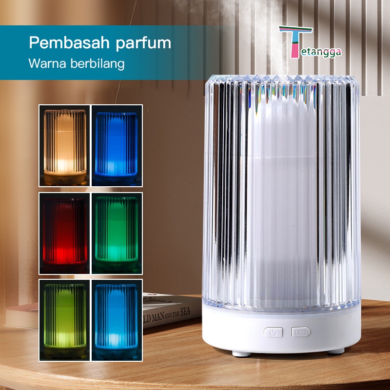 200ML Air Aroma Mini Humidifier / Aromatherapy Purifier Diffuser/Portable Pelembab / Penjernih Udara Free 1 Oil Essential