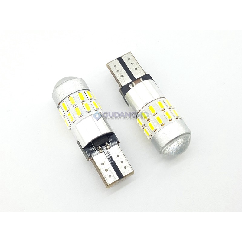 Lampu Senja T10 3014 30 Mata Spextrum LED 3W SMD 3014 CANBUS 12V-24V