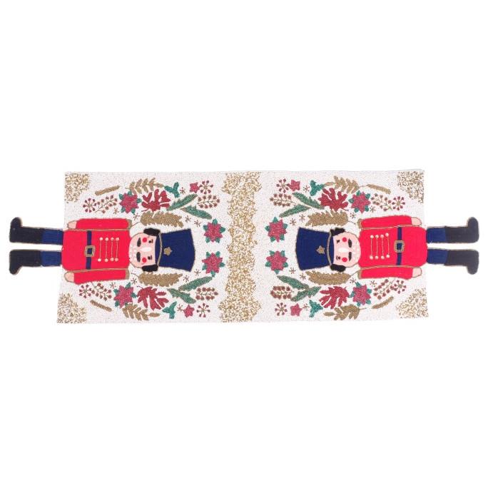 Nutcracker Table Runner / Hiasan Natal