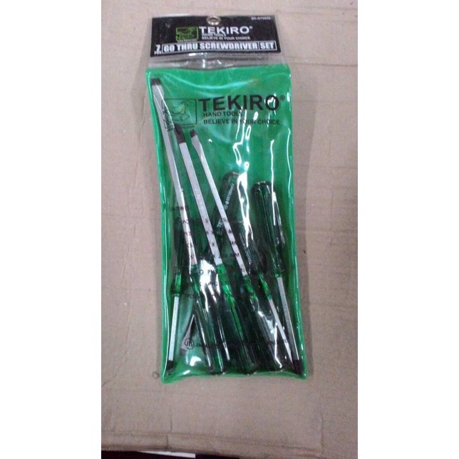 Obeng Ketok Tekiro Set 7 pcs Obeng Getok Tekiro Original