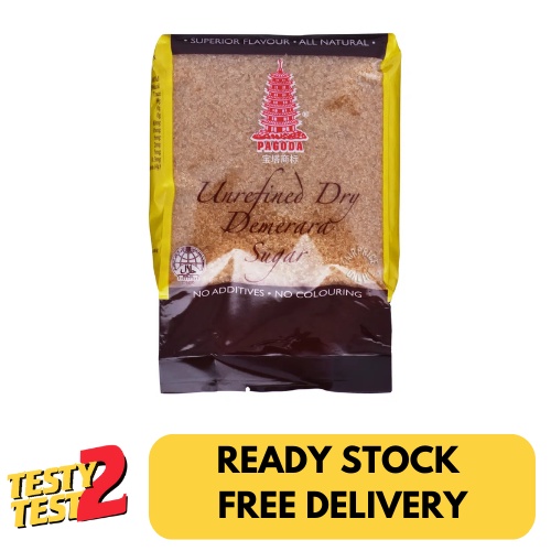 

Pagoda Unrefined Dry Demerara Sugar 500g