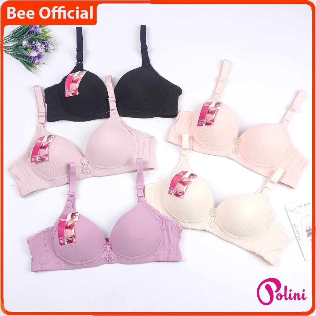 BEE - BH Bra Push Up Tanpa Kawat Style Pakaian Dalam Wanita High Quality G659 Polini