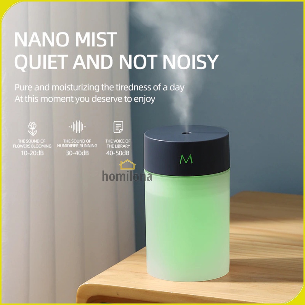 Mini Air Humidifier Aromatherapy Oil Diffuser USB 260ml Searide A109 White