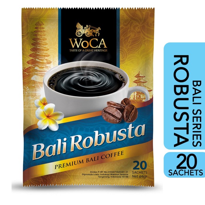 

WOCA KOPI BALI ROBUSTA 20 SACHETS