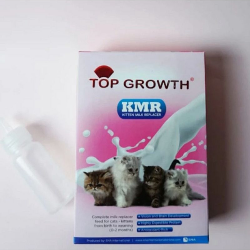 Susu Top Growth 250Gr GRATIS BOTOL Kitten Milk Replacer / Susu Kucing