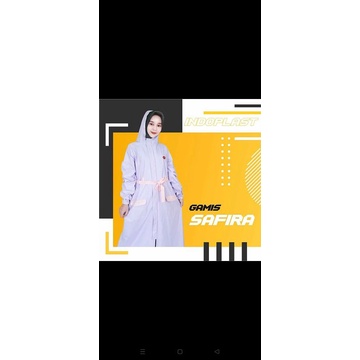 JAS HUJAN GAMIS SAFIRA