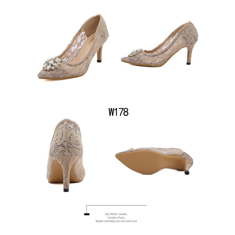 DG 70mm Lace Pumps W178