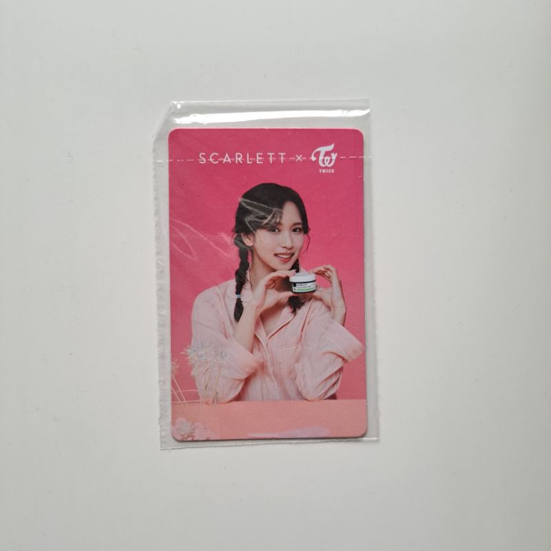 OFFICIAL PHOTOCARD MINA SCARLETT x TWICE