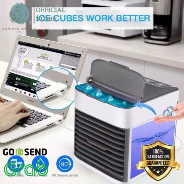 Unik DO AC Portable Mini Kipas Cooler PENYEJUK RUANGAN DAN LAMPU TIDUR Limited