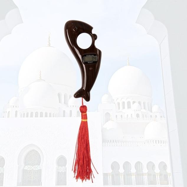 Tasbih Digital/Tasbih Digital Kayu/Tasbih Tally Counter Premium 100325 - 100325BLACK