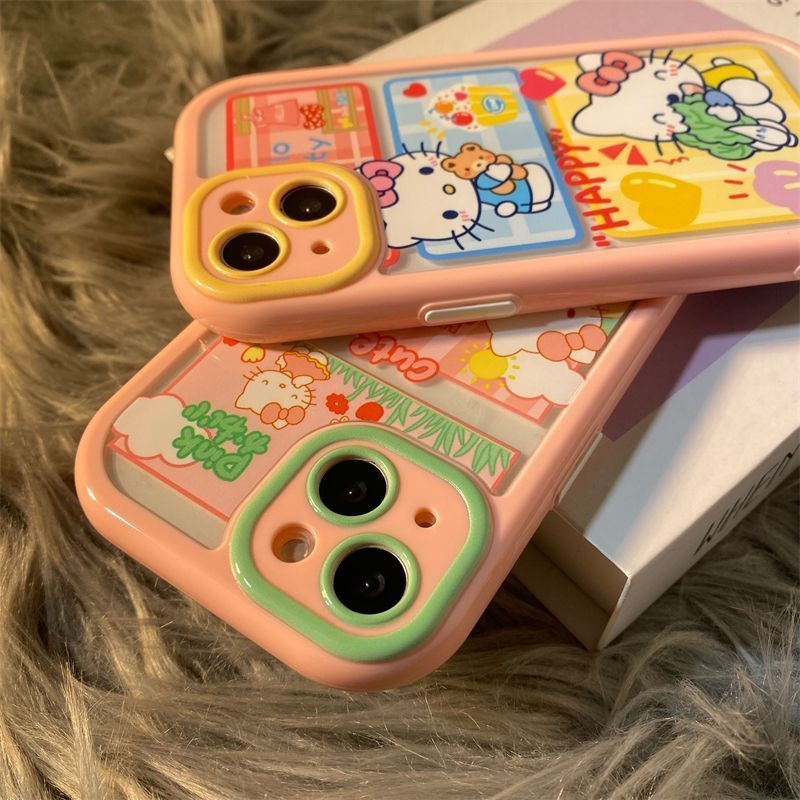 Soft Case Hp Gambar Kartun Anak Perempuan Untuk IPhone 12 / 13 / 14 / 11promax / X / Xs Max / Xr