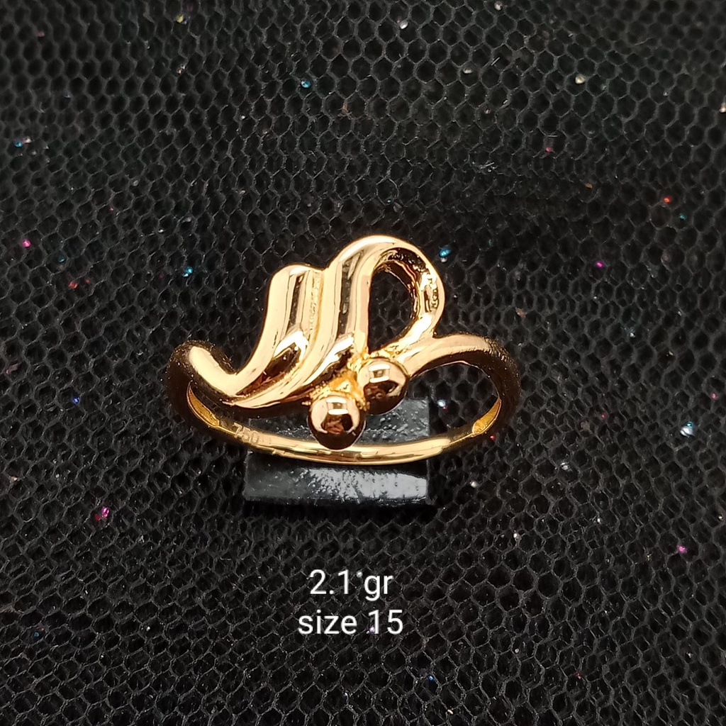 Cincin emas 17K - 2.1 gr kadar 750 - 3940