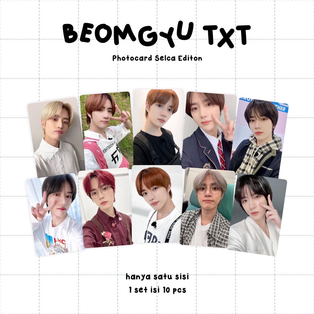 [SET] Photocard TXT Selca Edition