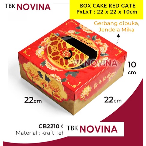 KOTAK KUE IMLEK / BOX KUE CAKE CHINESE NEW YEAR