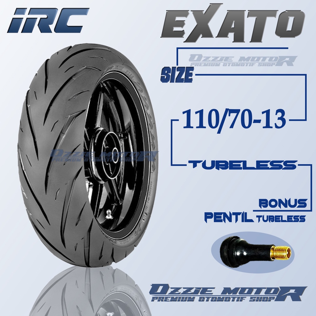 IRC EXATO NR88 RING 13 BAN MOTOR TUBELESS SPORTY STYLE UKURAN  110/70-13 | 120/70-13 | 130/70-13 | 140/70-13  BAN MATIC NMAX ADV RING 13