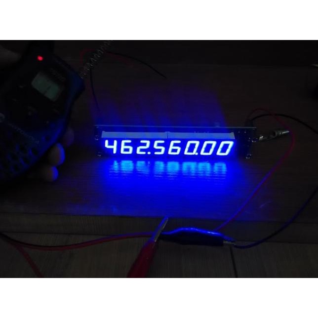 8 digit seven segment Frequency counter up to 2.4Ghz frekuesi counter