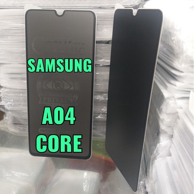 TEMPERED GLASS CERAMIC MATTE PRIVACY ANTI SPY SAMSUNG A04 CORE