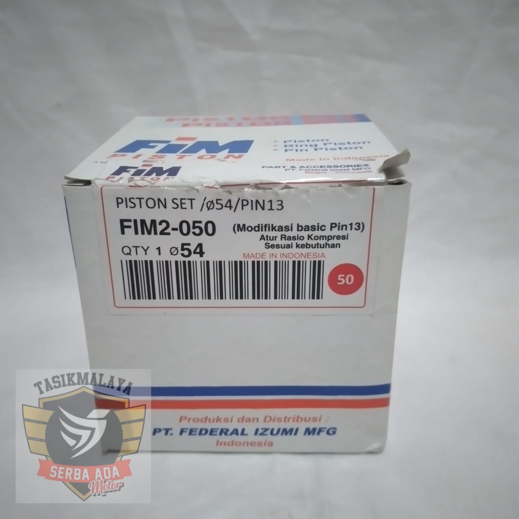 PISTON KIT SEHER KIT FIM 2 STD MODIFIKASI BASIC PIN 13