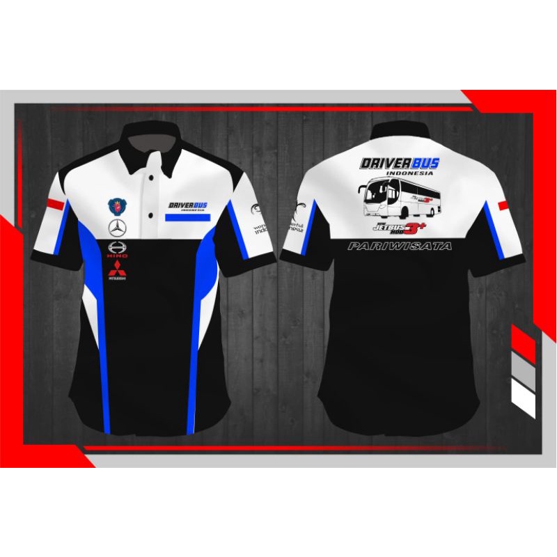 KEMEJA DRIVER BUS || KEMEJA JETBUS 3+ || KEMEJA BUS MANIA || KEMEJA BUS PARIWISATA || HEM DRIVER BUS