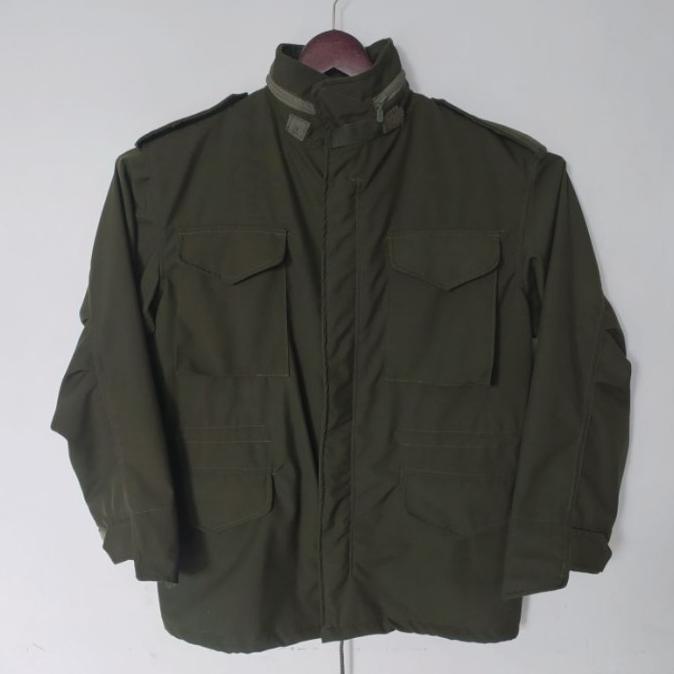 BERMUTU Jaket Korea 80-an Tentara PDL warna Hijau TNI