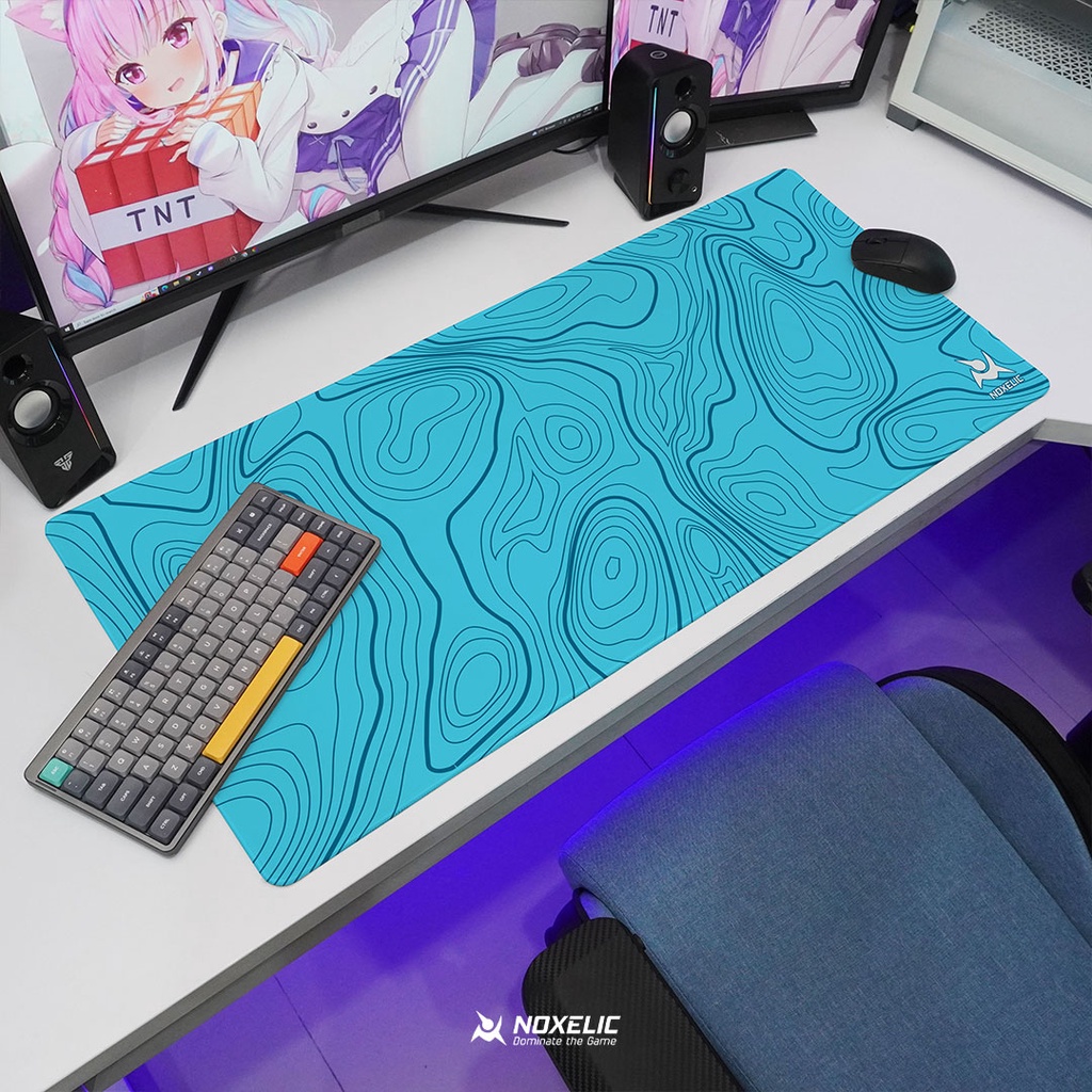 Noxelic TOPOGRAPH Gaming Mousepad Deskmat - Desk Mat Alas Mouse Pads