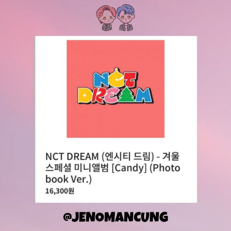 [DP] NCT DREAM "CANDY" Special Winter Album Photobook Digipack