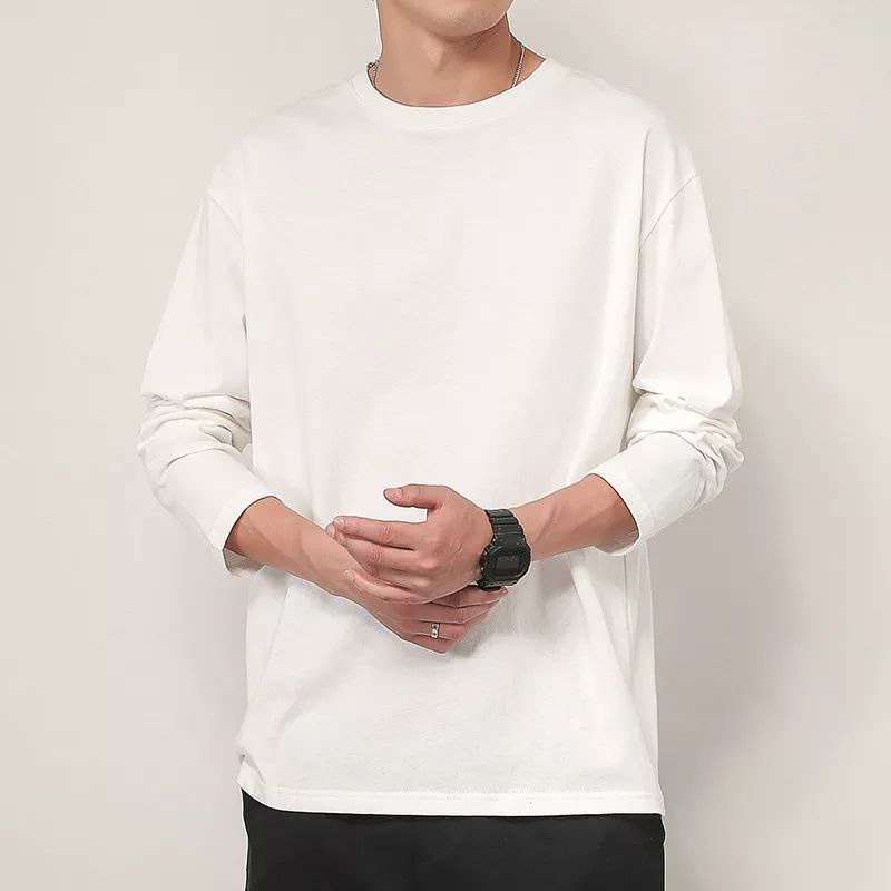 BAJU PRIA LENGAN PANJANG-KAOS PRIA TERBARU-BAJU PRIA UKURAN M,L,XL,XXL-KAOS POLOS TRANDY